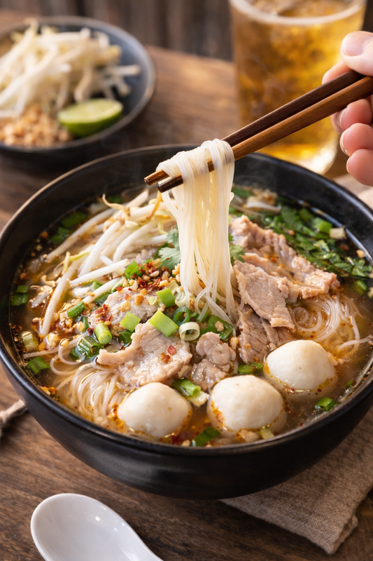 Premium Rice Noodles | Grösse S | 60x200g | Geschnitten