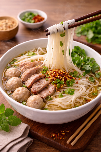 Premium Rice Noodles | Grösse S | 30x400g | Geschnitten